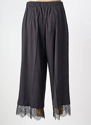 Pantalon 7/8 elasticitate mărime normală negru MAT. femeie