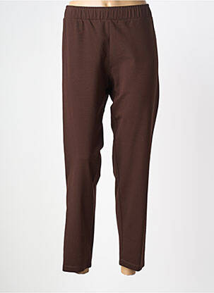 Pantalon 7/8 elasticitate mărime normală maro MAT. femeie