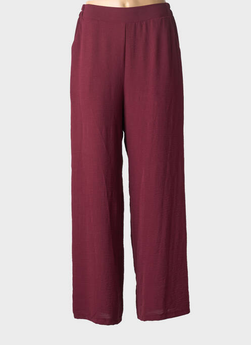 Pantalon drept talie elastică mărime normală roșu AN II VITO femme