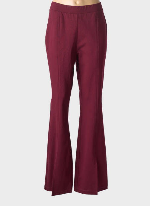 Pantalon evazat elasticitate mărime normală roșu MAT. femme