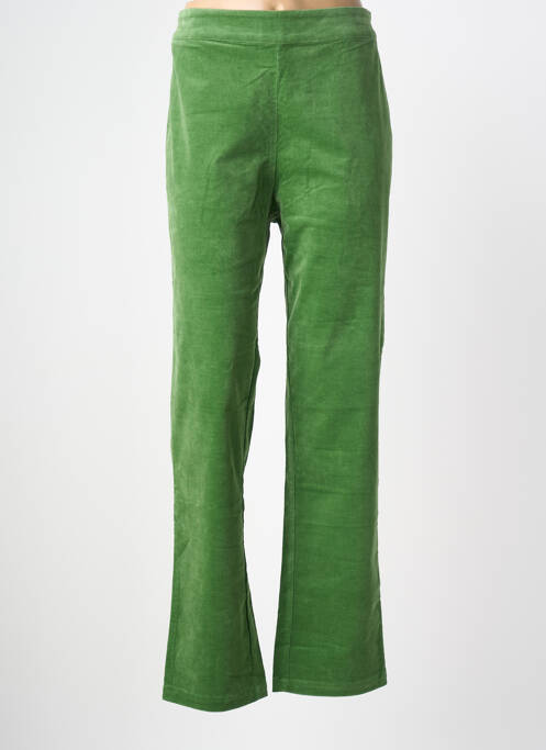 Pantalon drept elasticitate mărime normală verde ZILCH femme