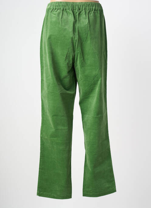 Pantalon drept elasticitate mărime normală verde ZILCH femme