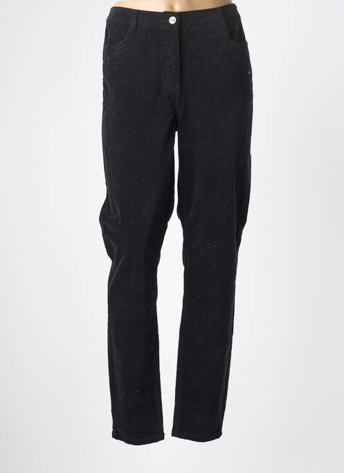Pantalon slim talie elastică mărime normală negru MASAI femme