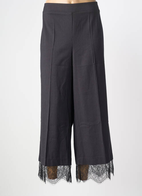 Pantalon 7/8 elasticitate mărime normală negru MAT. femme