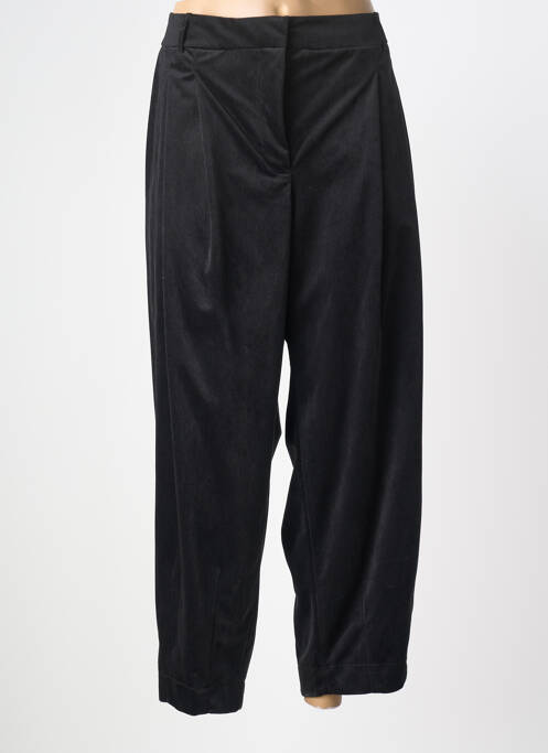 Pantalon 7/8 talie înaltă talie înaltă negru MAT. femme