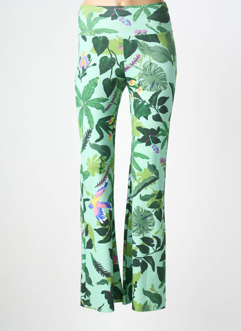 Pantalon evazat elasticitate mărime normală verde BLUTSGESCHWISTER femme