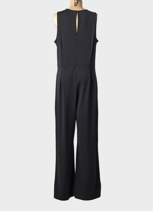 Salopetă-pantalon închidere cu nasturi la spate fără mâneci negru MAT. femme