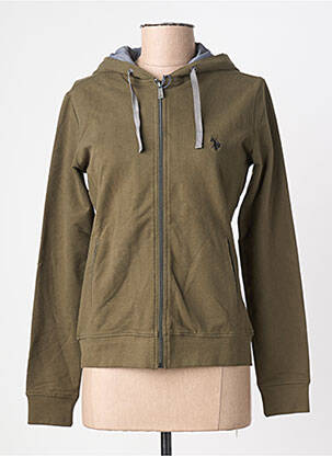 Jachete casual croială cambrată verde U.S. POLO ASSN femeie