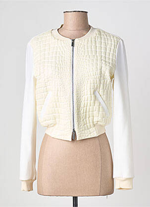 Jachete casual guler rotund alb PENNYBLACK femme