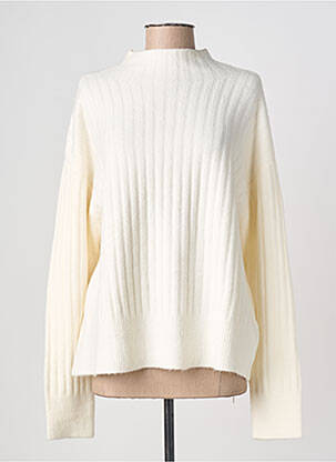 Pulover elasticitate mâneci lungi alb YAYA FACTORY femme