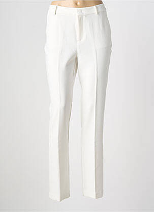 Pantalon slim elasticitate mărime normală alb YAYA femeie