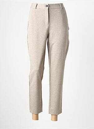 Pantalon 7/8 elasticitate mărime normală bej YAYA femeie