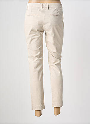 Pantalon chino țesătură poplin mărime normală bej U.S. POLO ASSN femeie