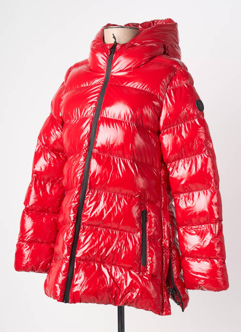 Geacă matlasată buzunare cu glugă roșu U.S. POLO ASSN femme