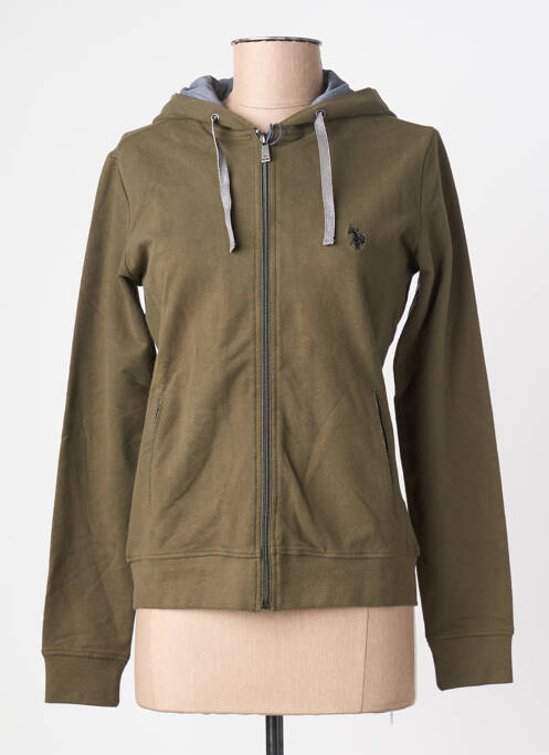 Jachete casual croială cambrată verde U.S. POLO ASSN femme