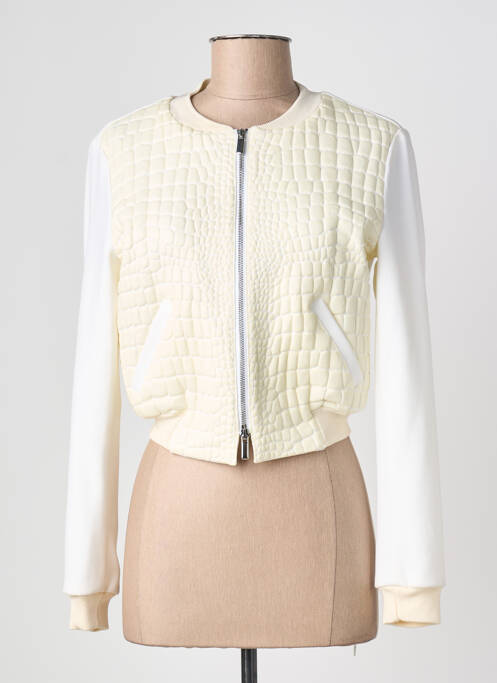 Jachete casual guler rotund alb PENNYBLACK femme