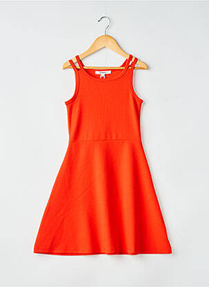 Rochie midi bretele subțiri bretele subțiri portocaliu GARCIA fille