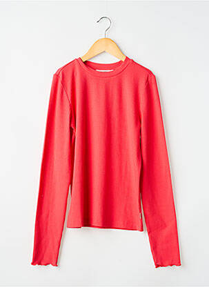 Top mâneci lungi mâneci lungi roz GARCIA fille