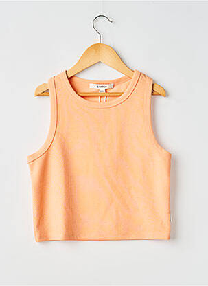 Top fără mâneci fără mâneci portocaliu GARCIA fille