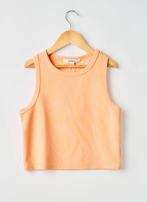 Top fără mâneci fără mâneci portocaliu GARCIA fille