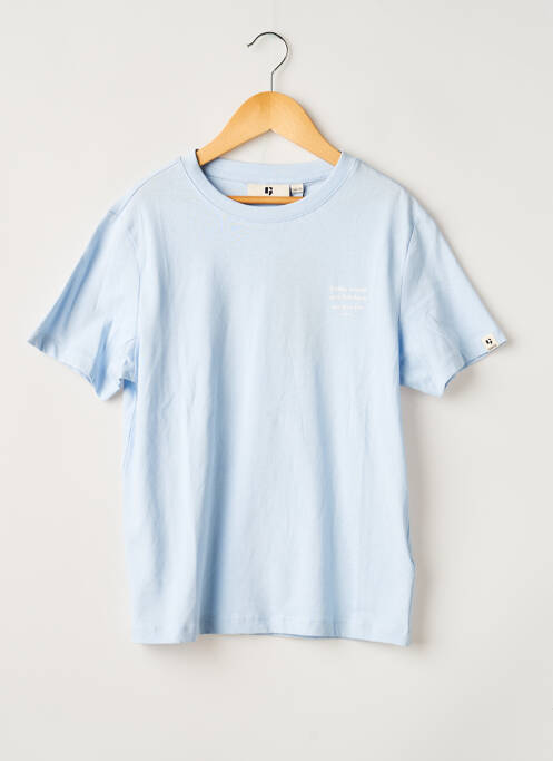 Tricou croială dreaptă mâneci scurte albastru GARCIA garcon