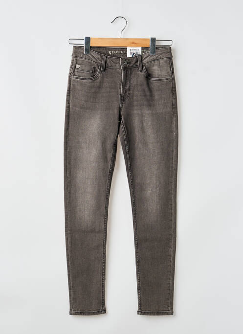 Blugi cu croială slim închidere cu fermoar sub clapetă cu nasturi gri GARCIA garcon