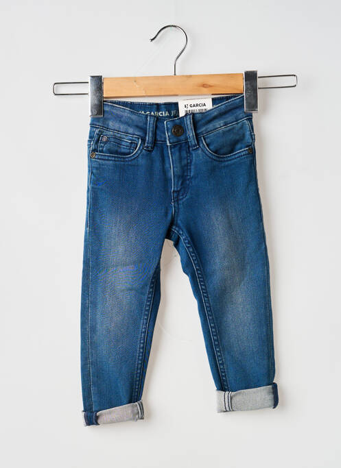 Blugi cu croială slim închidere cu fermoar sub clapetă cu nasturi albastru GARCIA garcon