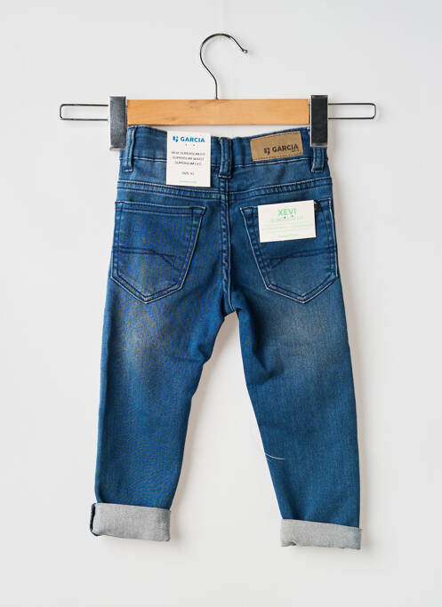 Blugi cu croială slim închidere cu fermoar sub clapetă cu nasturi albastru GARCIA garcon