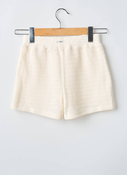 Șort croială dreaptă talie elastică bej GARCIA fille