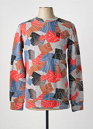 Hanorac imprimeu fantezie mâneci lungi gri GARCIA garcon