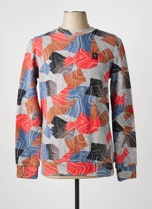 Hanorac imprimeu fantezie mâneci lungi gri GARCIA garcon