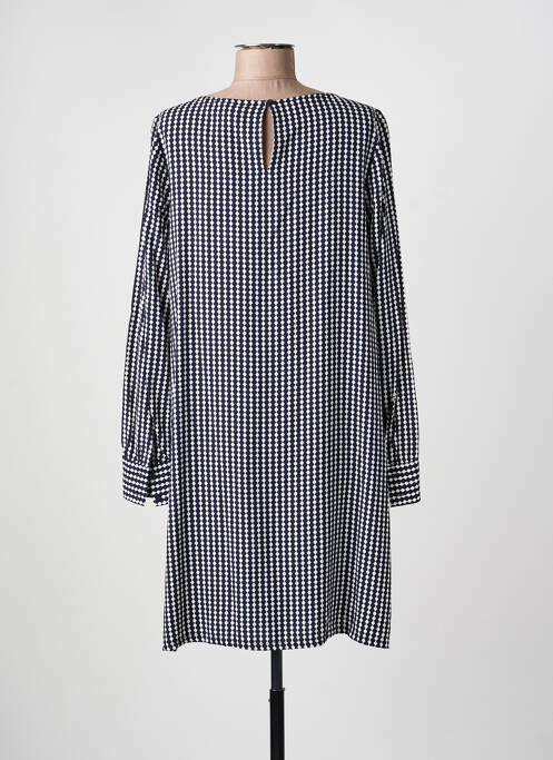 Rochie midi imprimeu fantezie mâneci lungi albastru STREET ONE femme