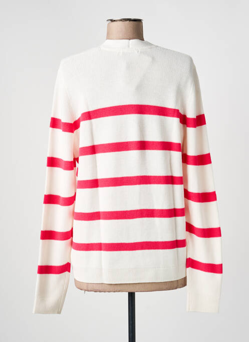 Vestă cu mâneci lungi croială cambrată alb CECIL femme