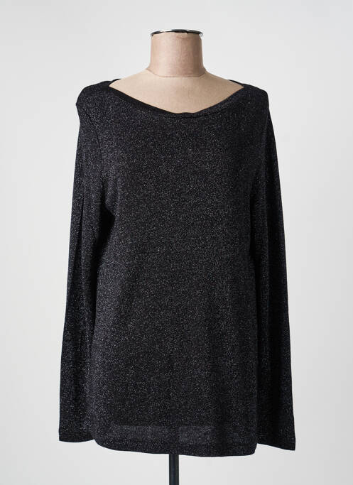 Tricou croială dreaptă mâneci lungi negru CECIL femme