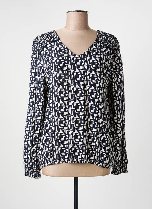 Top imprimeu fantezie mâneci lungi negru STREET ONE femme