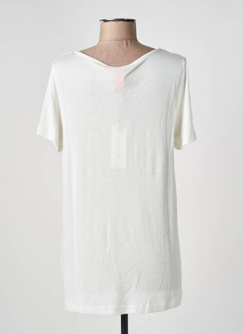 Tricou croială dreaptă mâneci scurte alb STREET ONE femme