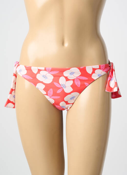 Chiloți de baie imprimeu floral bikini roșu COMPAÑIA FANTASTICA femme