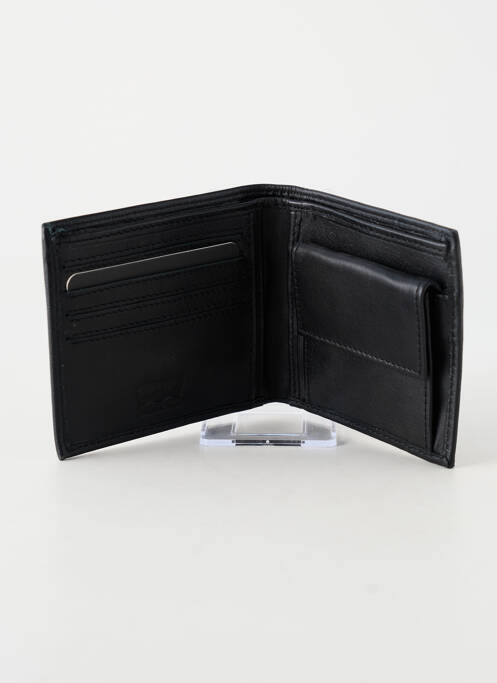 Portofel cusături întărite negru LEVIS homme