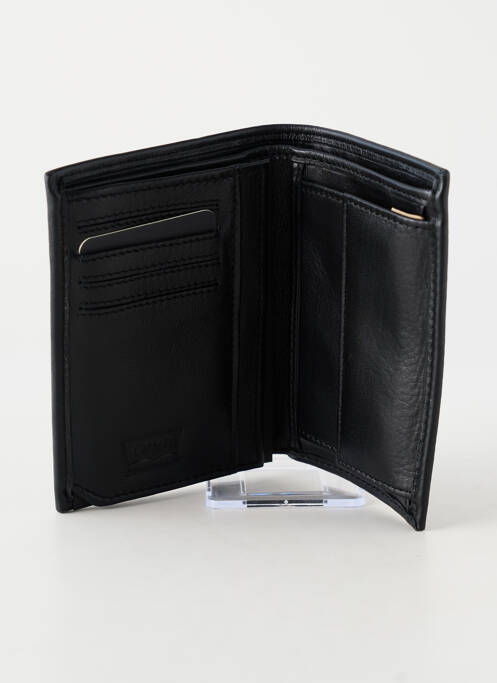 Portofel cusături întărite negru LEVIS homme