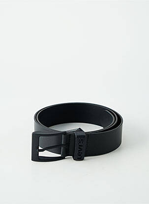Curea efect material satinat negru LEVIS homme