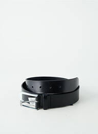 Curea efect material satinat negru LEVIS homme