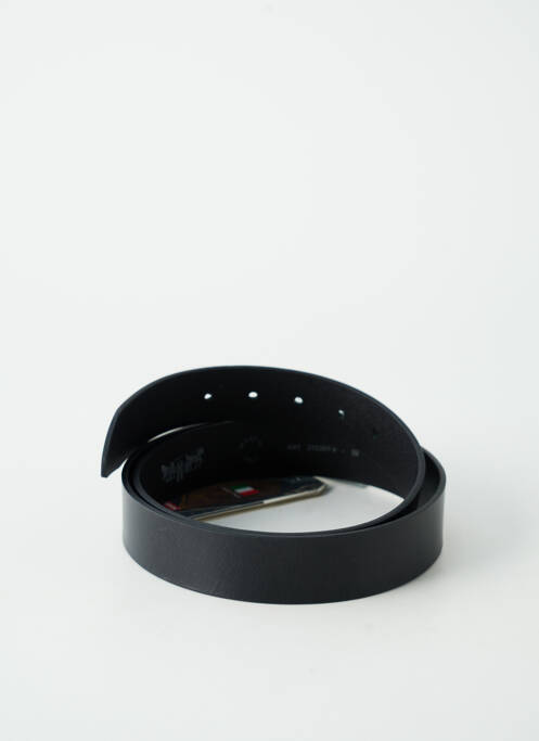 Curea efect material satinat negru LEVIS homme