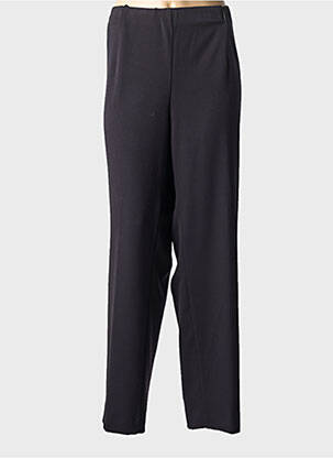 Pantalon drept talie elastică mărime normală negru KJBRAND femeie