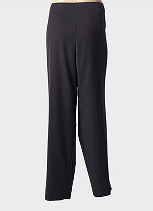 Pantalon drept talie elastică mărime normală negru KJBRAND femeie