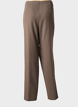 Pantalon slim talie elastică mărime normală maro deschis KJBRAND femeie