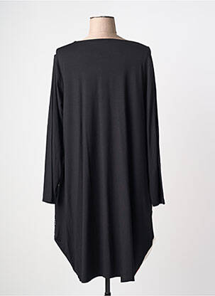 Rochie midi imprimeu floral mâneci lungi negru G!OZE femeie