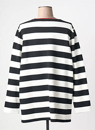 Hanorac elasticitate mâneci lungi negru LEAH CURVE femeie
