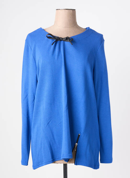 Tricou mâneci lungi mâneci lungi albastru SEE YOU femme