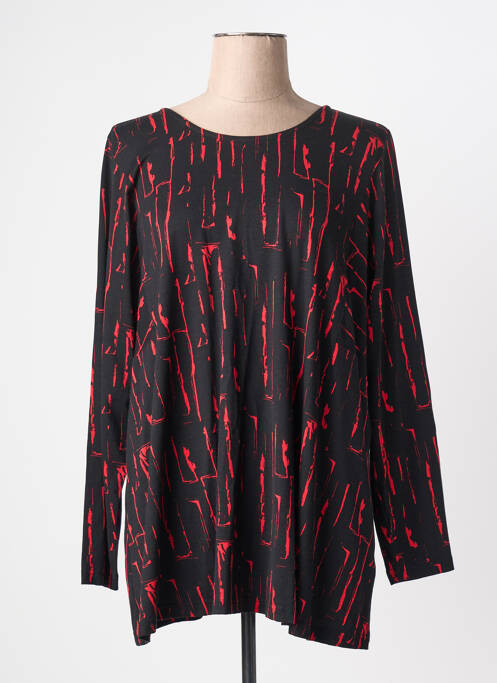 Tricou imprimeu fantezie mâneci lungi negru Q'NEEL femme