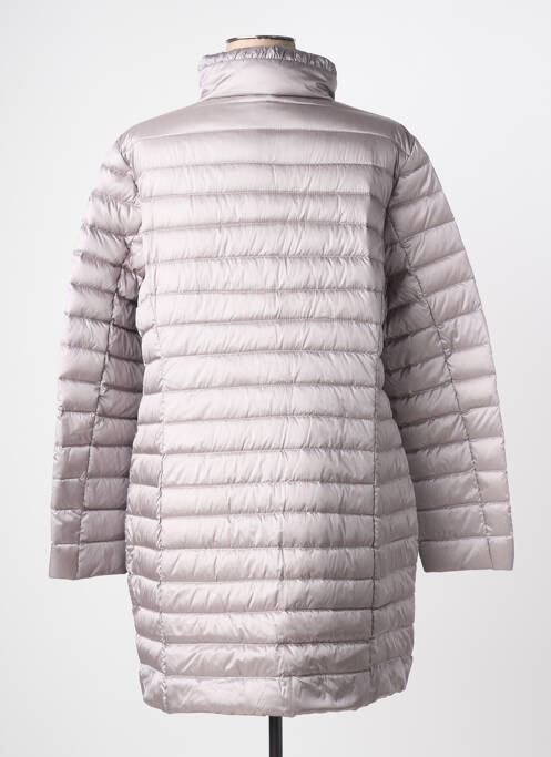 Geacă matlasată buzunare fără glugă gri WHITE LABEL femme